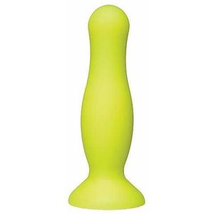 American Pop - Mode - Silicone Anal Plug - 5 Inch - Yellow