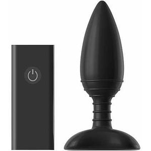 ACE SMALL Remote Control Vibrating Butt Plug - Black