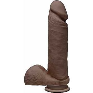 The D - Perfect D with Balls - 8 Inch - Chocolate