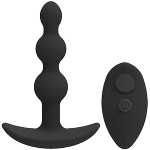 A-Play - SHAKER - Silicone Anal Plug with Remote - Black