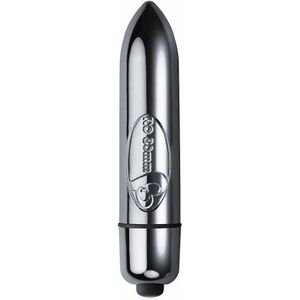 Vibrating Bullet with 1 Speed - 3.15" / 80 mm - Silver