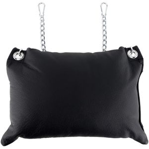 Leather pillow - Black