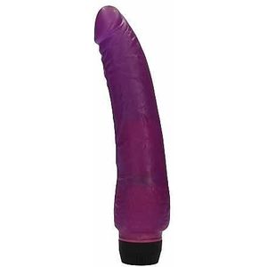 Jelly Vibrator - 23.5 cm - Purple