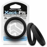 #20 Xact-Fit Cockring 2-Pack - Black