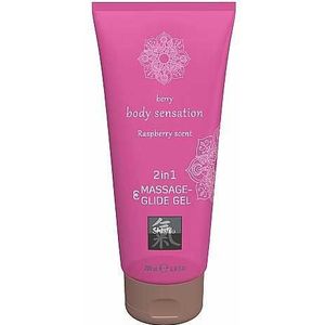 SHIATSU Massage- & Glide Gel 2in1 Raspberry