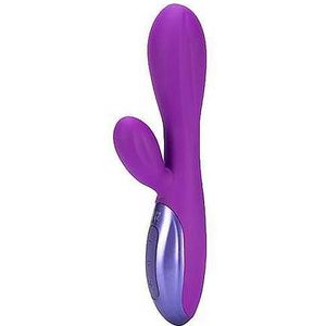 UltraZone -  Excite 6x Rabbit Style Silicone Vibe - Purple