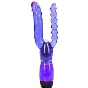Double Penetrating Vibrator - Purple