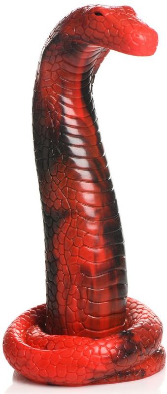 King Cobra - Silicone Dildo - Red