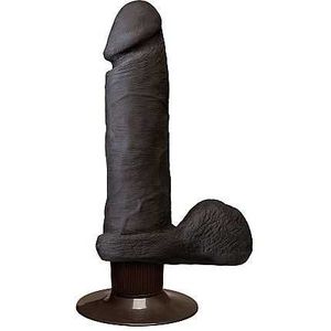 The Realistic Cock - ULTRASKYN - Vibrating 6 Inch - Chocolate