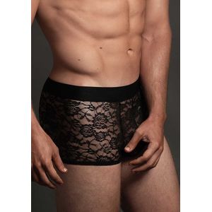 Lace Boxer - Black - L/XL