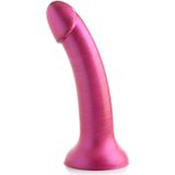 G-Tastic 17.8cm / 7 inch Metallic Silicone Dildo - Pink