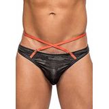 Sport Strap Thong - Black  - L/XL L/XL