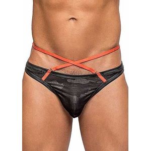 Sport Strap Thong - Black  - L/XL L/XL