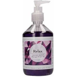Pharmquests - Relax - Lavender Scented Massage Oil - 500 ml