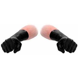 Fistit - Latex Short Gloves - Black
