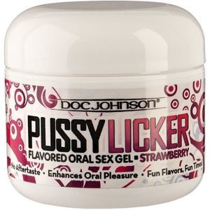 Doc Johnson Orale Seks Gel met Smaak - Aardbei - 57 ml red
