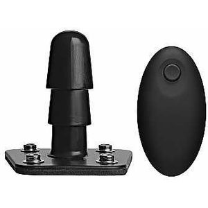 Vibrating Plug with Wireless Remote - Black