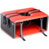 Queening Chair - Black and Red