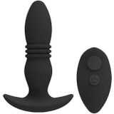 A-Play - RISE - Silicone Anal Plug with Remote - Black