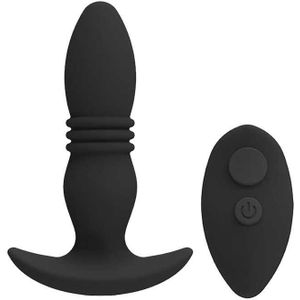 A-Play - RISE - Silicone Anal Plug with Remote - Black