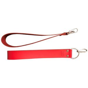 Leather sling loops - Red