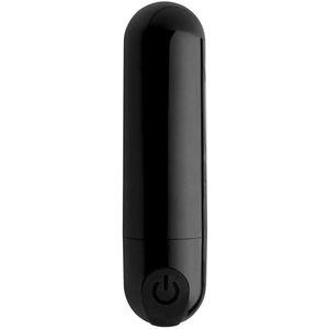 10X Vibrating Metallic Bullet - Black