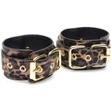 Leopard Print Bondage Set