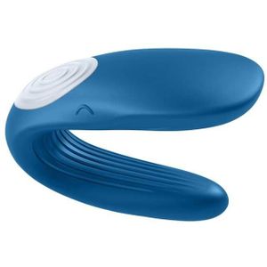 Double Whale Partner Vibrator - Blue