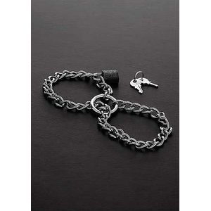 Triune - Steel Chain Cuffs
