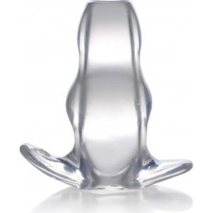 Clear View Hollow Anal Plug - Medium