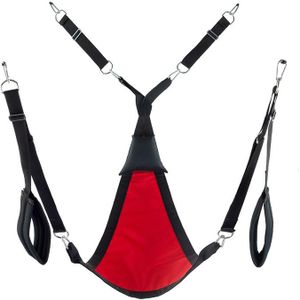 Triangle canvas sling - 3 or 4 points - Full set - Red