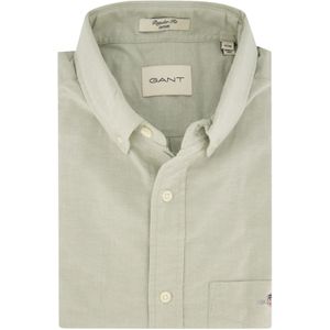 Gant casual overhemd normale fit groen