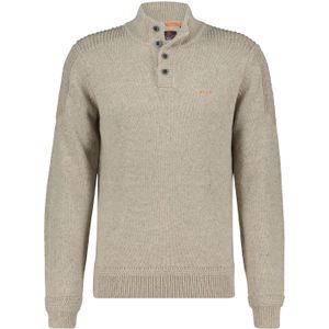 New Zealand pullover Nga Whanau beige effen