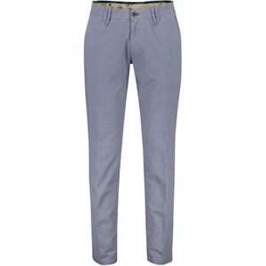 M.E.N.S. pantalon Meran blauwe ruit