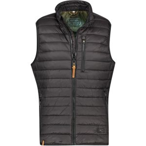 Camel Active bodywarmer zwart opstaande kraag