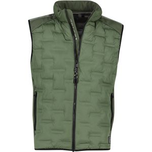 Casa Moda bodywarmer gewatteerd groen sorona