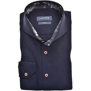 Overhemd Ledub donkerblauw Slim Fit