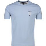 Aeronautica Militare t-shirt lichtblauw katoen