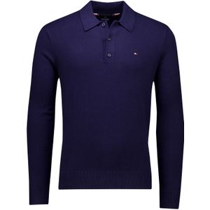 Tommy Hilfiger Trui met kasjmier - Heren - Donkerblauw