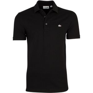 Lacoste polo Slim Fit stretch zwart