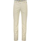 Pantalon beige slim fit katoen Meyer Tokyo