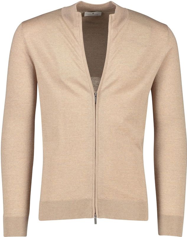 Thomas Maine vest beige merinowol