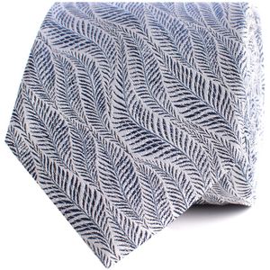 Tresanti stropdas blauw bladeren