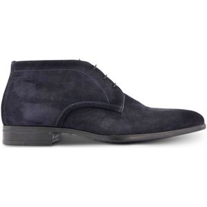 Suede veterlaars Giorgio suede navy