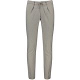 Cavallaro chino broek bruin gestreept touwsluiting viscose