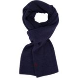 Ralph Lauren sjaal wol donkerblauw effen