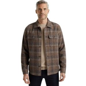 Vanguard overshirt bruin geruit flanel 100% katoen