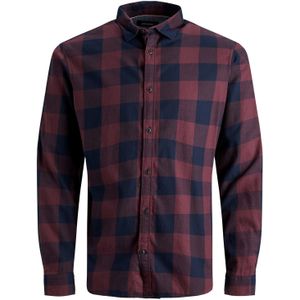 JACK & JONES PLUS SIZE Geruit Regular Fit Overhemd JJEGINGHAM Plus Size Port Royale