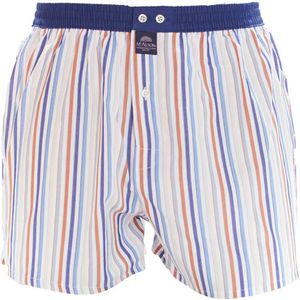 Mc Alson boxershort oranje blauw gestreept katoen