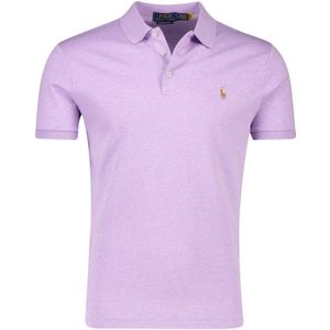 Custom slim fit paars Polo Ralph Lauren polo katoen korte mouw